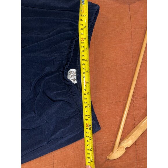 Planet By LAuren G Navy Blue High Rise Wide Leg Palazzo Pants Stretch Women OS - Picture 7 of 9